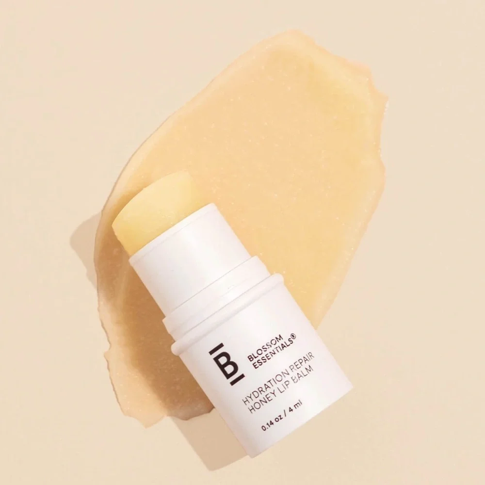 BLOSSOM ESSENTIALS ~~Hydration Repair Honey Lip Balm .14 oz 4 ml Bnib!